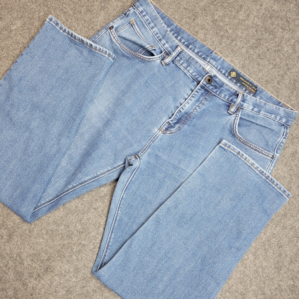 Roark Jeans Mens 38 Blue Denim Medium Wash Straight Fit Open Roads Mindset